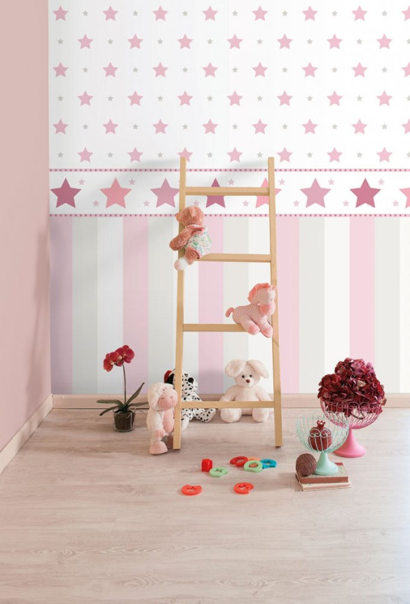Papiertapete für das Kinderzimmer für Mädchen