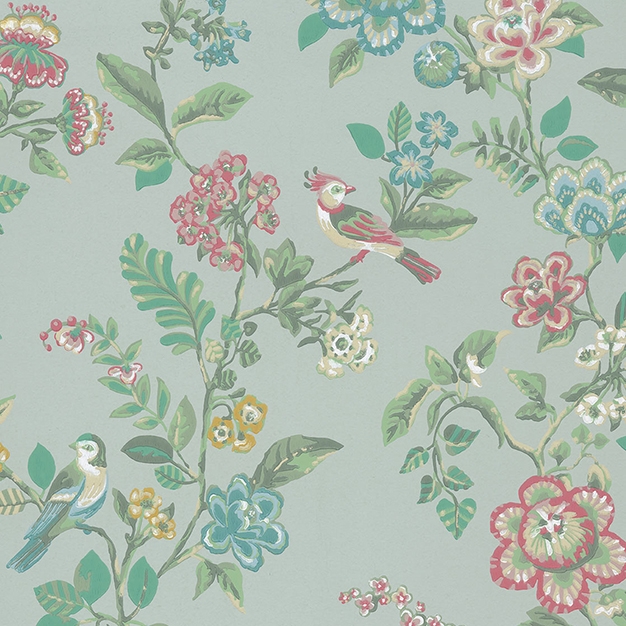 Blumentapete mit Vögeln 375061, Pip Studio 4, Eijffinger