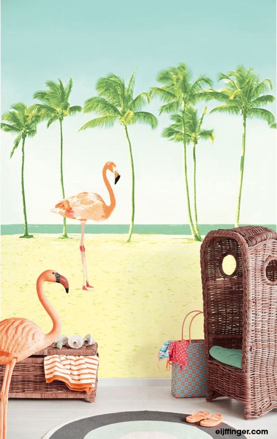 Fototapete Palmen, Flamingo 364146, Wallpower Junior, Eijffinger