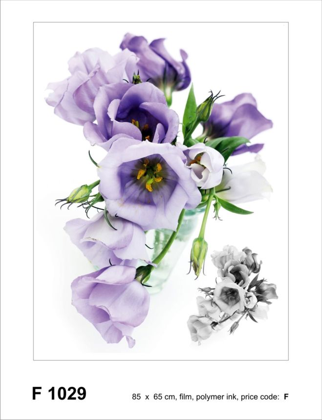 Selbstklebende Wanddekoration F 1029, Blumen, AG Design