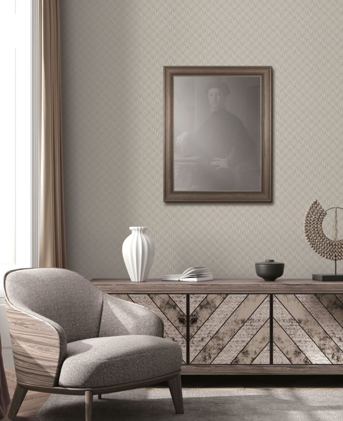 Luxustapete, Grafik Muster WF121044, Wall Fabric, ID Design 