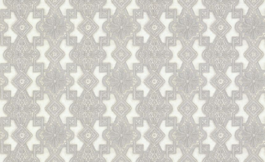 Luxuriöse beige-silberne Vliestapete mit Ornamenten, 86012, Valentin Yudashkin 5, Emiliana Parati