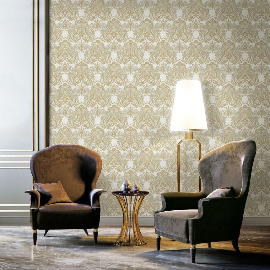 Luxuriöse, goldene Barock-Vliestapete, 86076, Valentin Yudashkin 5, Emiliana Parati