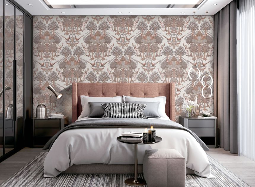 Luxustapete, Bäume, Tiere, TP422301, Tapestry, Design ID