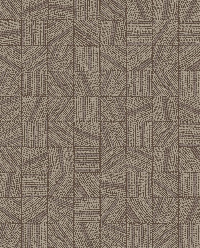 Braun-beige Tapete, Mosaik, 324032, Embrace, Eijffinger