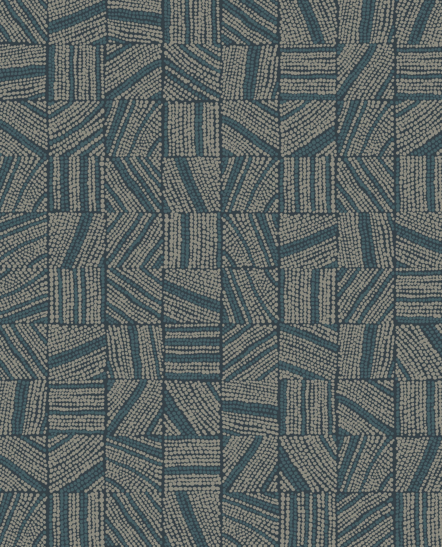 Blaue Tapete, Mosaik, 324033, Embrace, Eijffinger