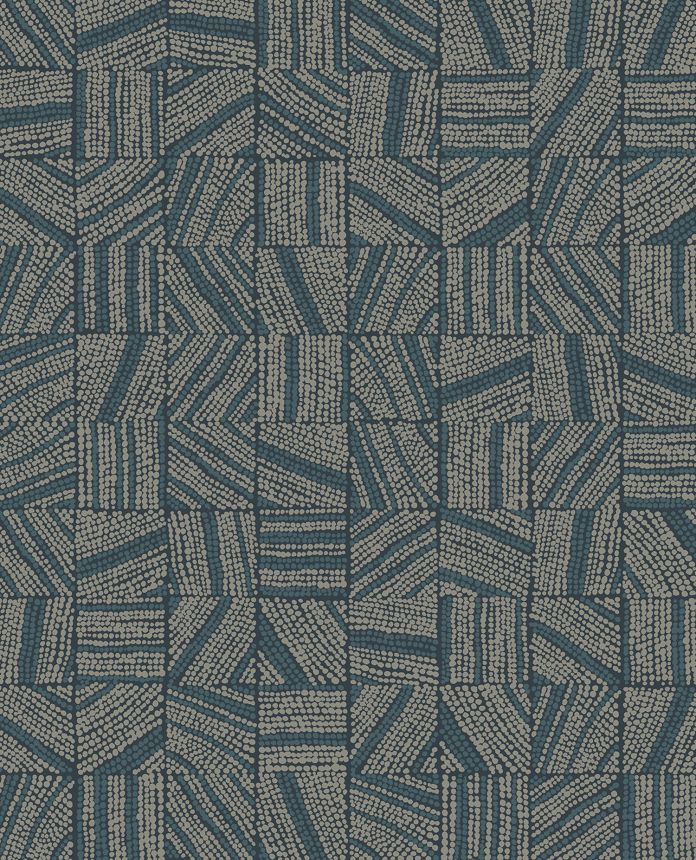 Blaue Tapete, Mosaik, 324033, Embrace, Eijffinger