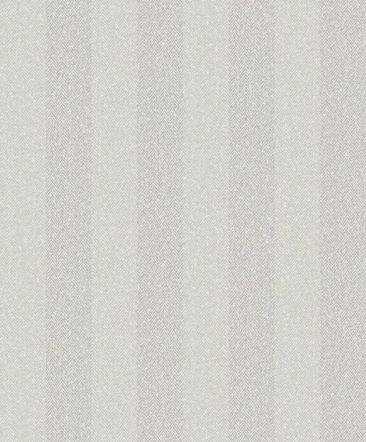 Graue Tapete, Imitation von gestreiftem Tweed-Stoff, ILA606, Aquila, Khroma by Masureel