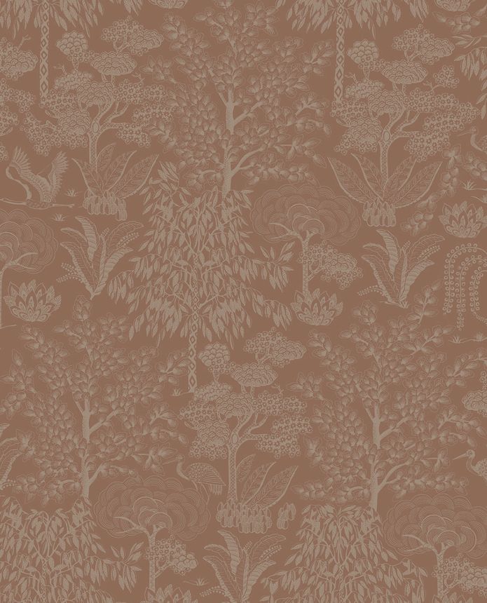 Rosa Tapete mit Bäumen,  333113  Pip Studio 6, Eijffinger