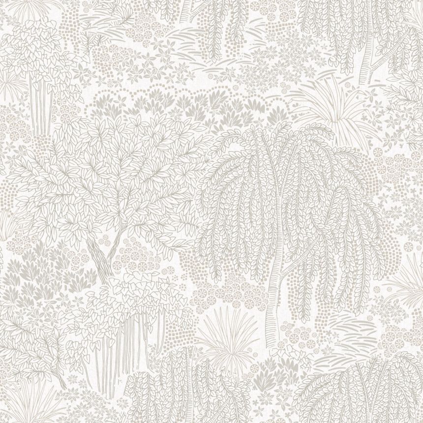 Metallische Tapete, Bäume, Blätter, AL26260, Allure, Decoprint