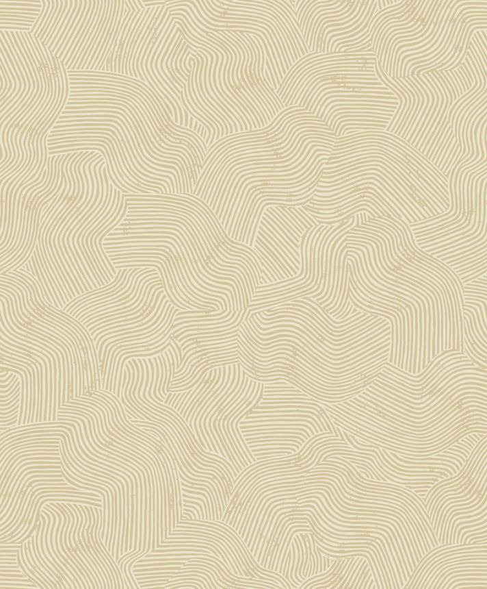 Cremefarbene Tapete mit geometrischen Mustern, BA26090, Brazil, Decoprint