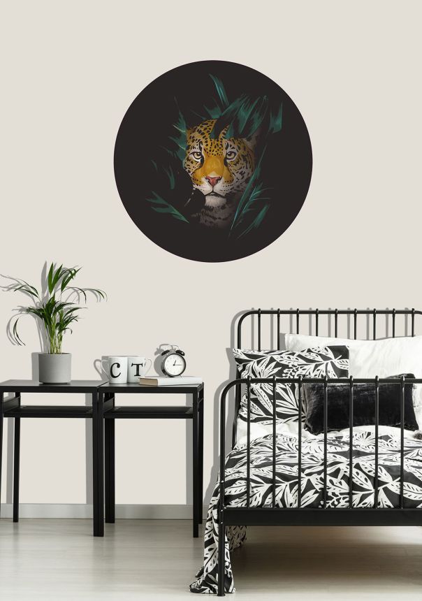 Vorgeklebte Vliestapete, Dekoration Leopard, PLC052, Platinum Shapes, Decoprint