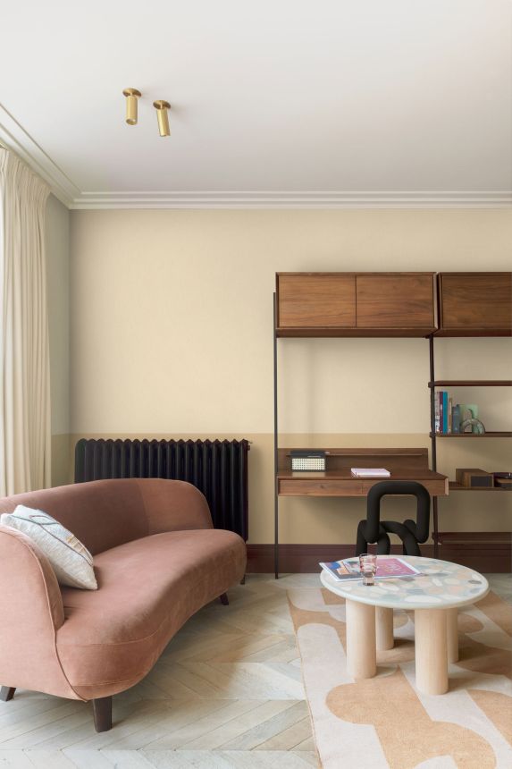 Beige Tapete, Stoffimitat, AT1016, Atmosphere, Grandeco