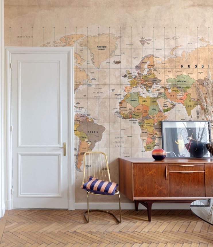 Fototapete, Weltkarte, ML3001, Mural Young Edition, Grandeco