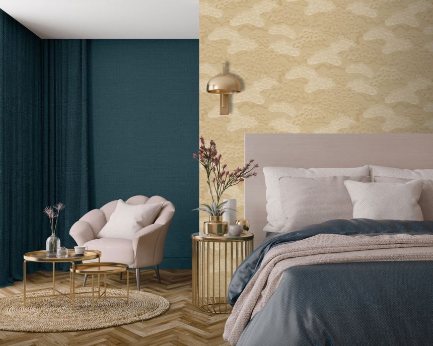 Beige Tapete, Zweige, Bäume, M64402, Elegance, Ugepa