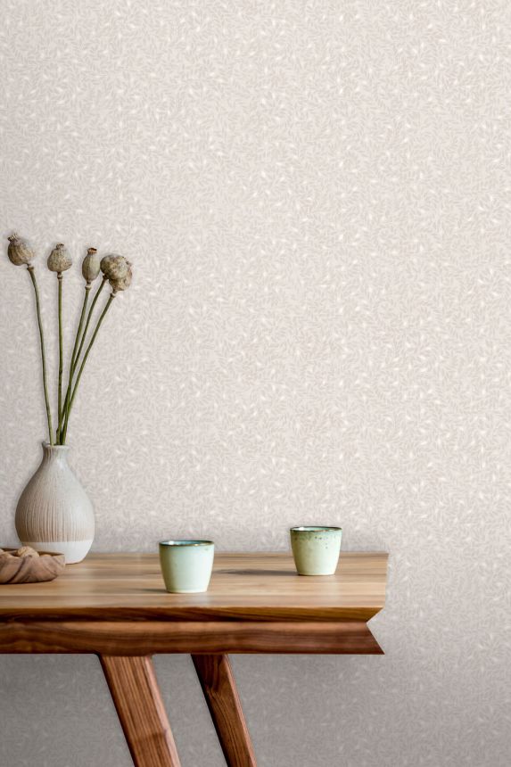 Beige Tapete mit Zweigen, M67497D, Botanique, Ugepa