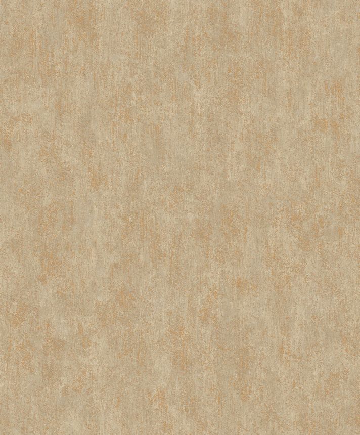 Braun-goldene Tapete, WP-1162, Modern Metals, York