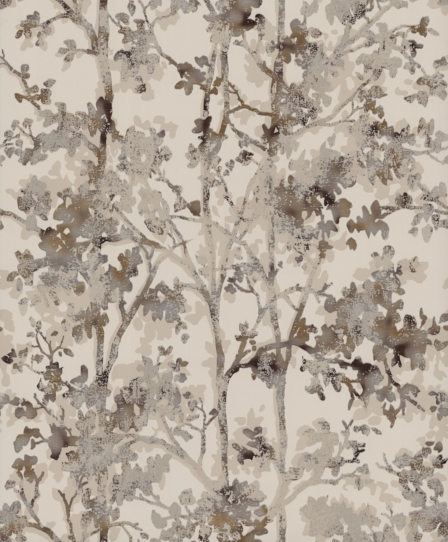 Metallische Blumentapete, NW3584, Modern Metals, York