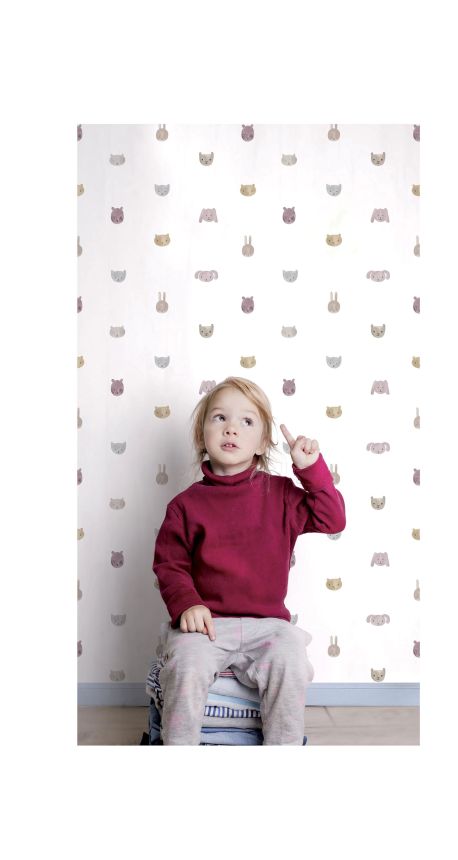 Kindertapete mit Tieren, 14812, Happy, Parato
