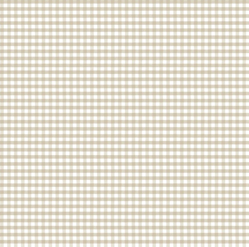 Beige-weiße Tapete, Stoffimitat, 14847, Happy, Parato