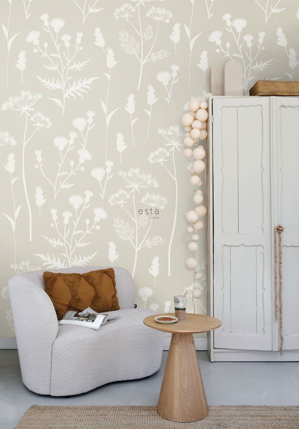 Florale Fototapete, 159217, Vintage Flowers, Esta Home