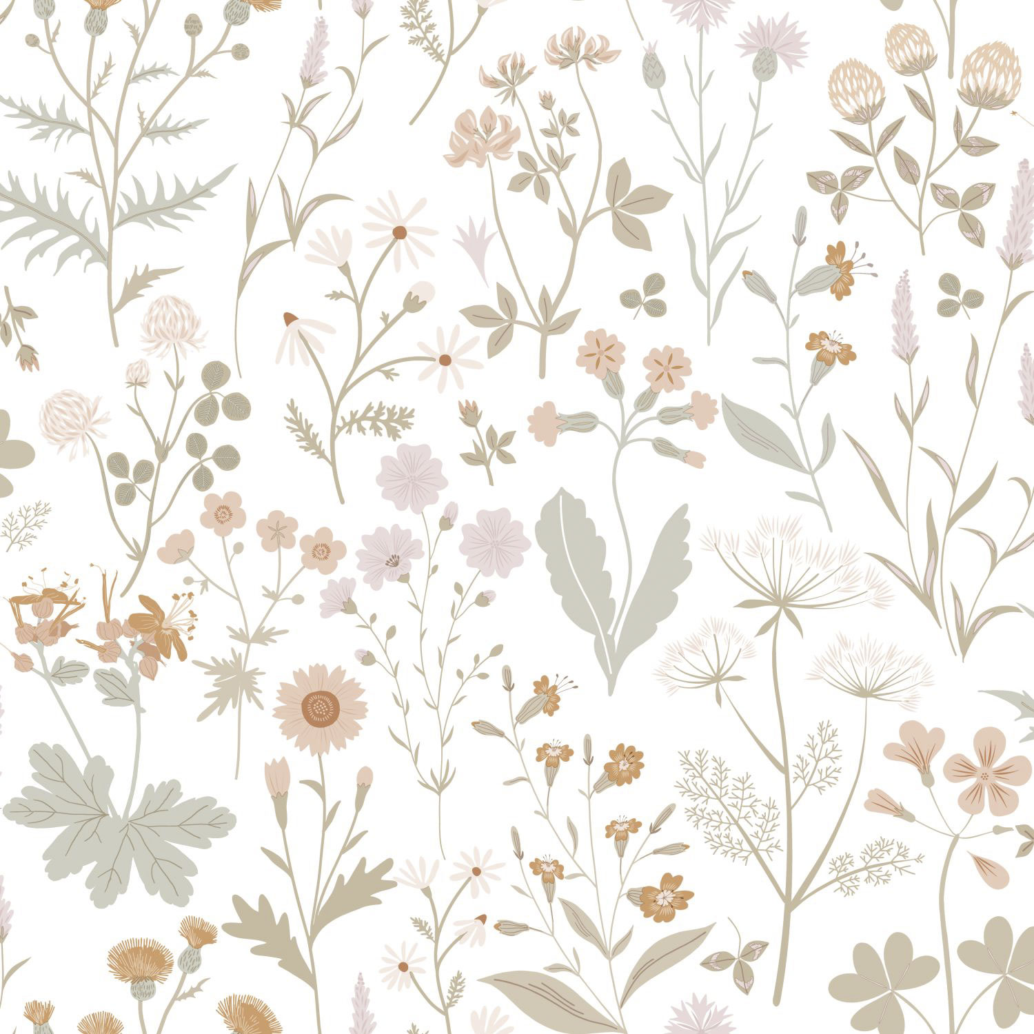 Kindertapete, Wiesenblumen, 139514, To the Moon and Back, Esta Home
