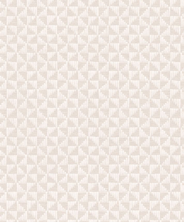 Beige geometrische Tapete, ZEN301, Zen, Zoom by Masureel