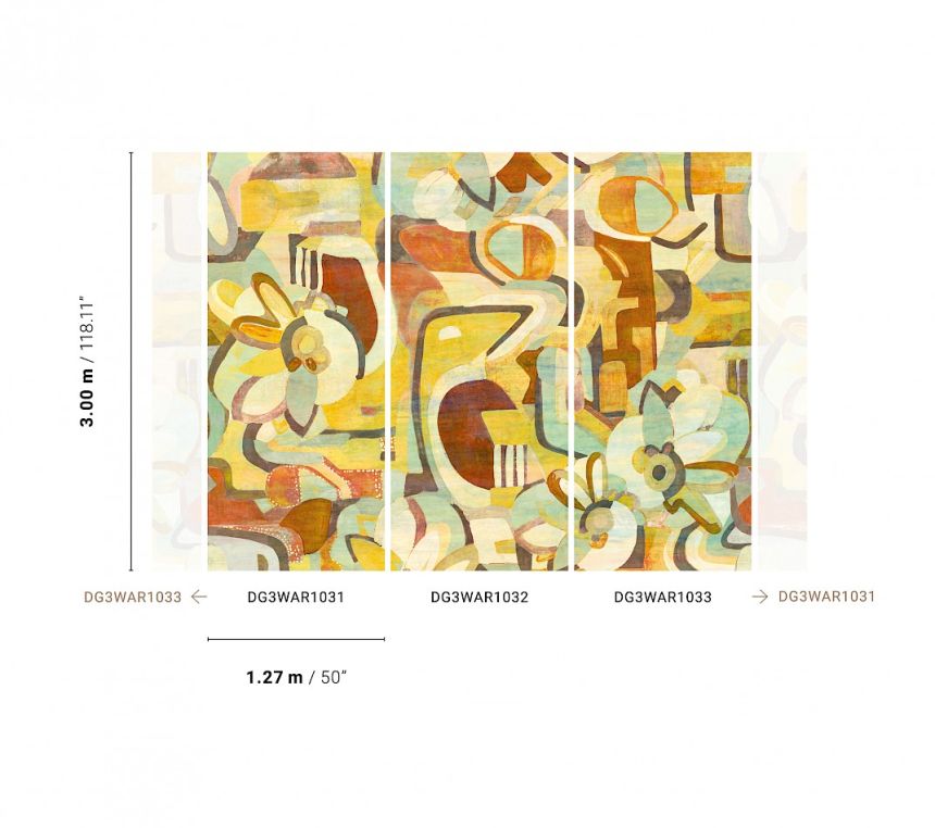 Grafische Fototapete, DG3WAR1031, Wall Designs III, Khroma by Masureel