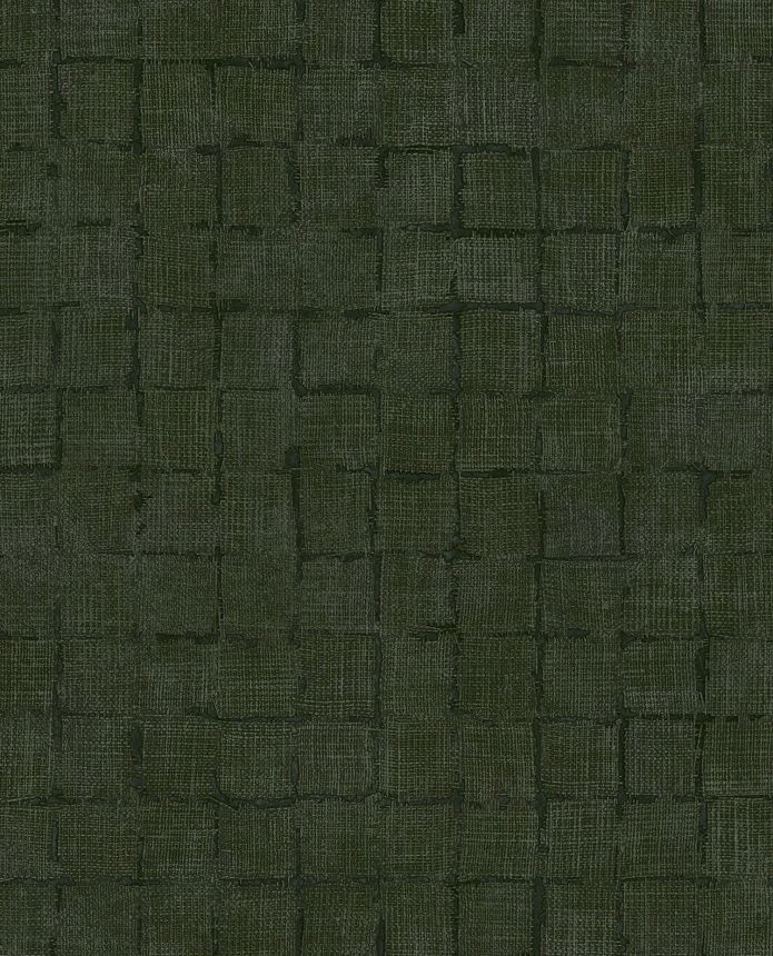 Grüne Tapete, Stoffimitat, 333455, Emerald, Eijffinger