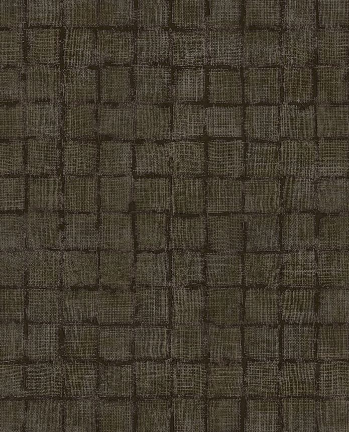 Braune Tapete, Stoffimitat, 333458, Emerald, Eijffinger