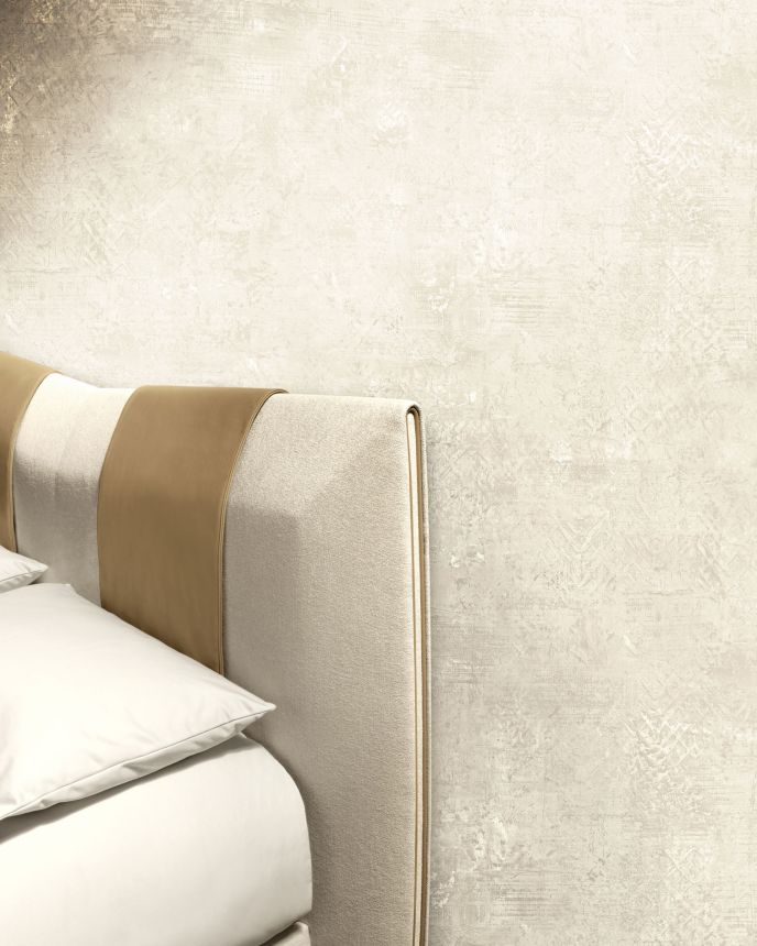 Beige Luxustapete, Stuckputz Z18929, Trussardi 7, Zambaiti Parati