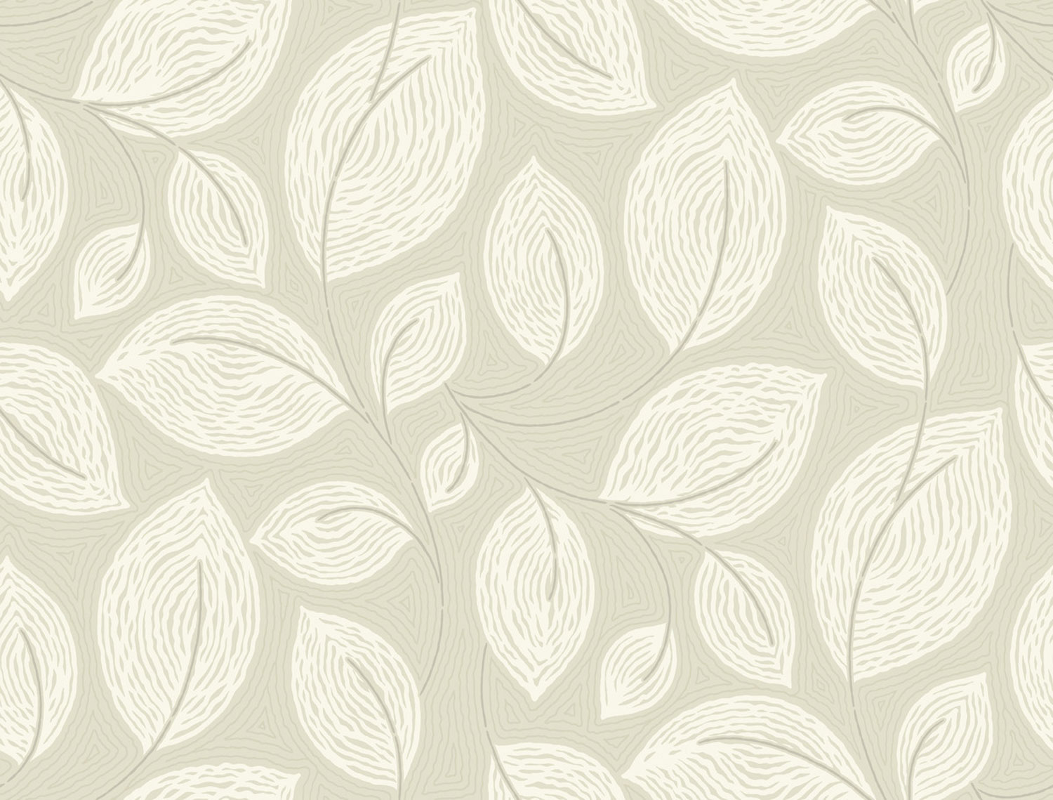 Beige metallische Tapete mit Blättern, EV3923, Candice Olson Casual Elegance, York