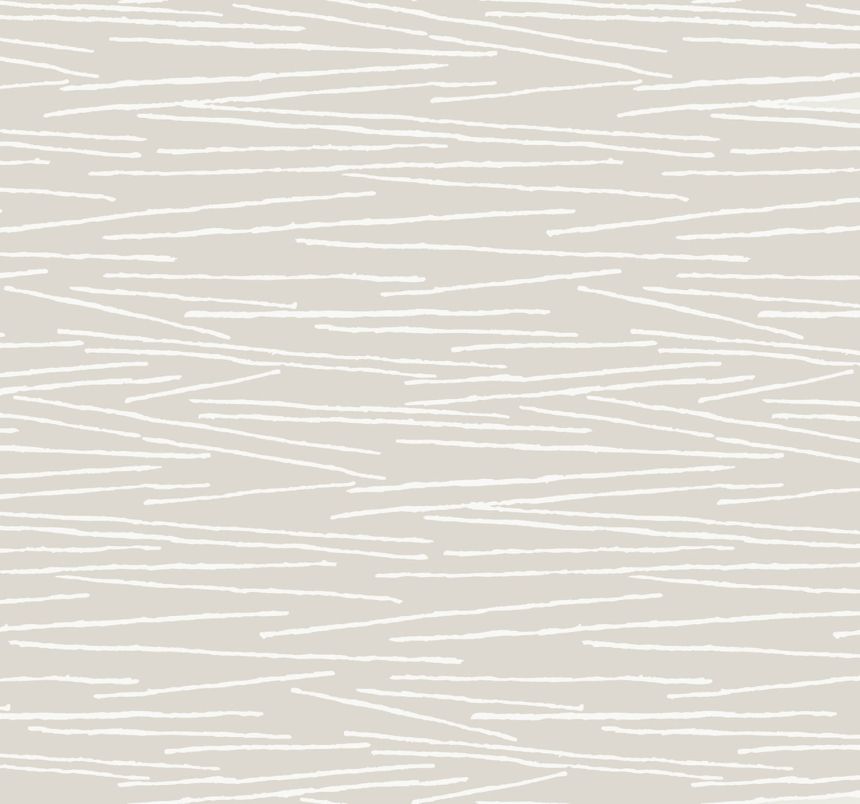 Metallische beige Vliestapete, weiße Linien, EV3930, Candice Olson Casual Elegance, York
