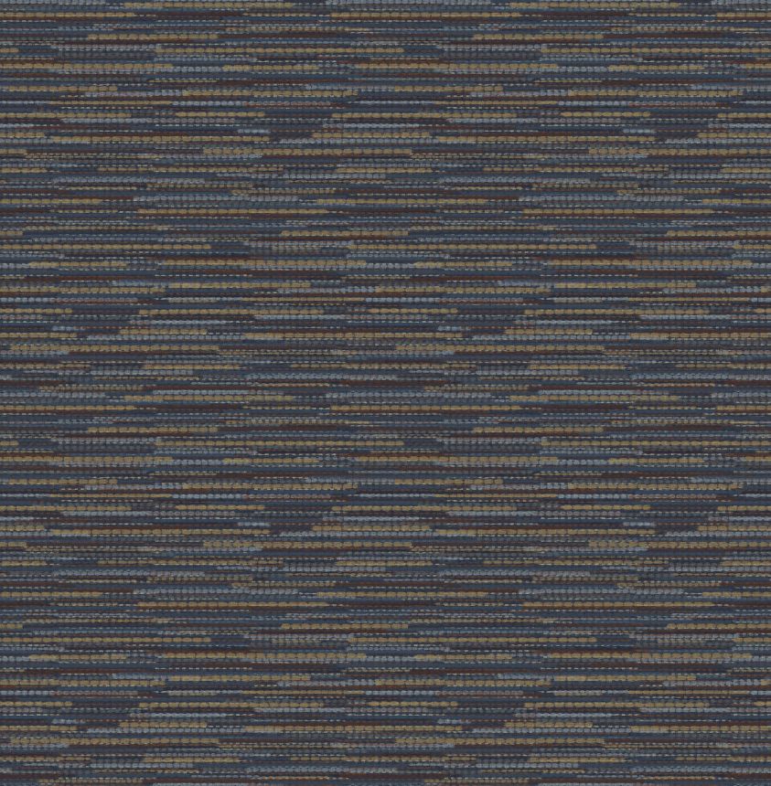 Blaue Vliestapete, Stoffimitat, 120659, Retreat, Graham&Brown Premium