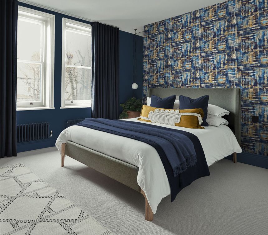 Blaubraune Vliestapete, 121438, New Eden, Graham&Brown Premium