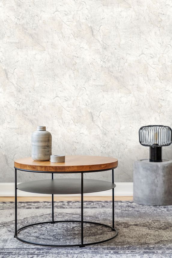 Vliestapete, grau-beige, Beton, Stuck, RE25131, Reflect, Shades of Colour, Decoprint