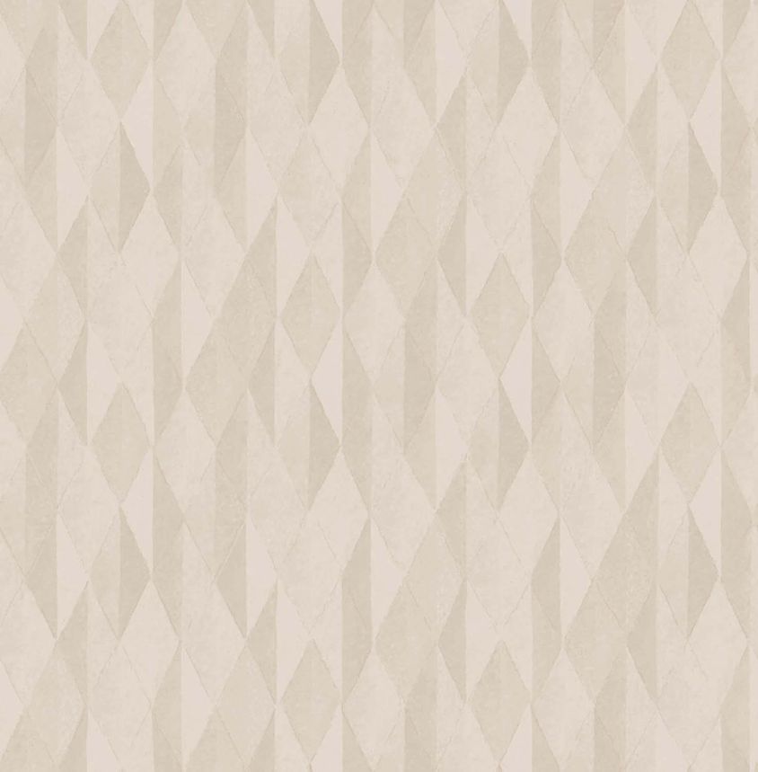 Cremefarbene Tapete mit geometrischem Muster, 333540, Festival, Eijffinger