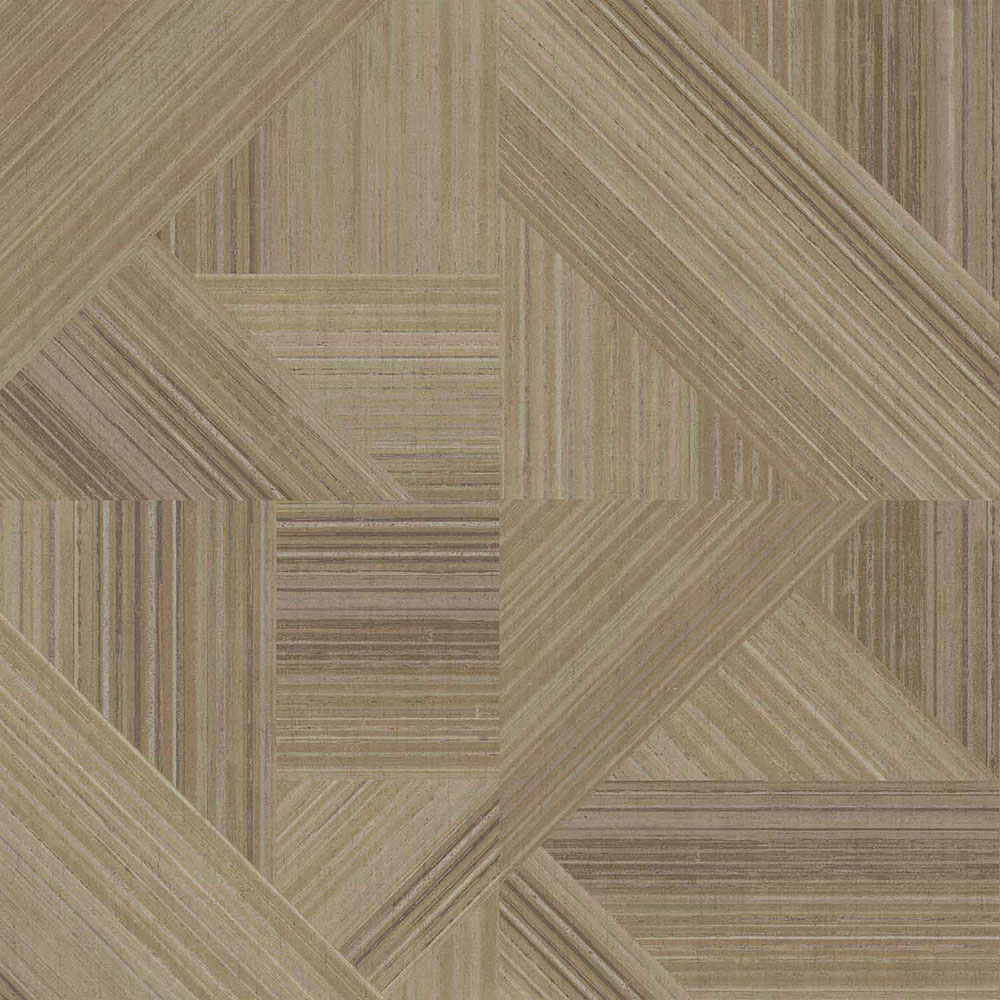 Braune geometrische Vliestapete, 43843, Terra, Cristiana Masi by Parato