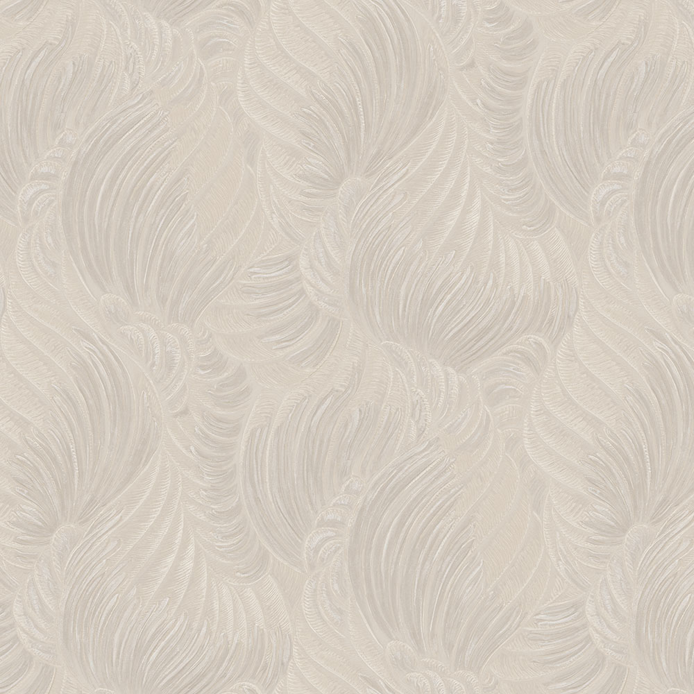 Luxuriöse beige Vliestapete mit Blättern, Z34906, Elie Saab 2