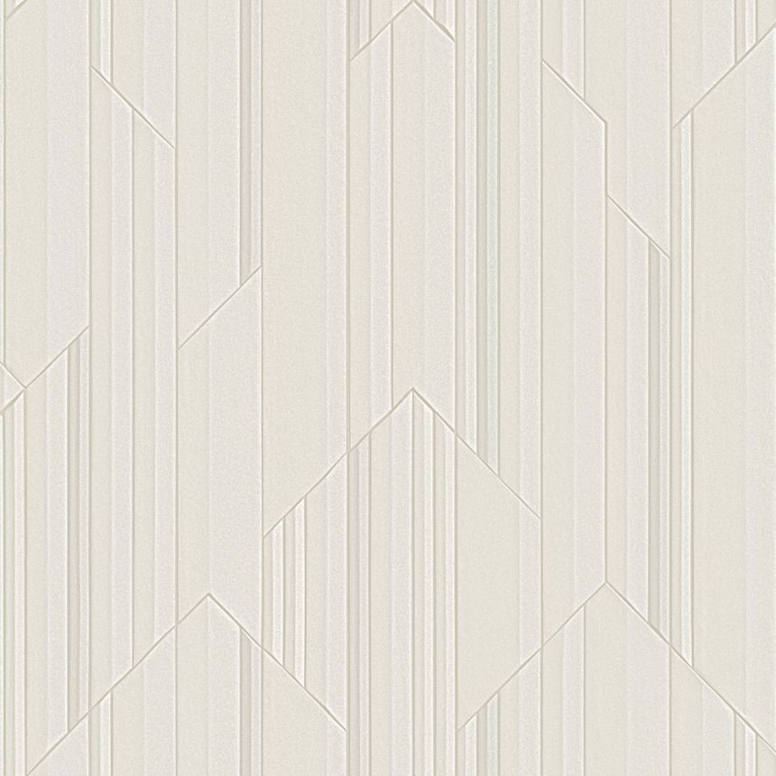 Luxuriöse grau-beige geometrische Vliestapete, Z34915, Elie Saab 2