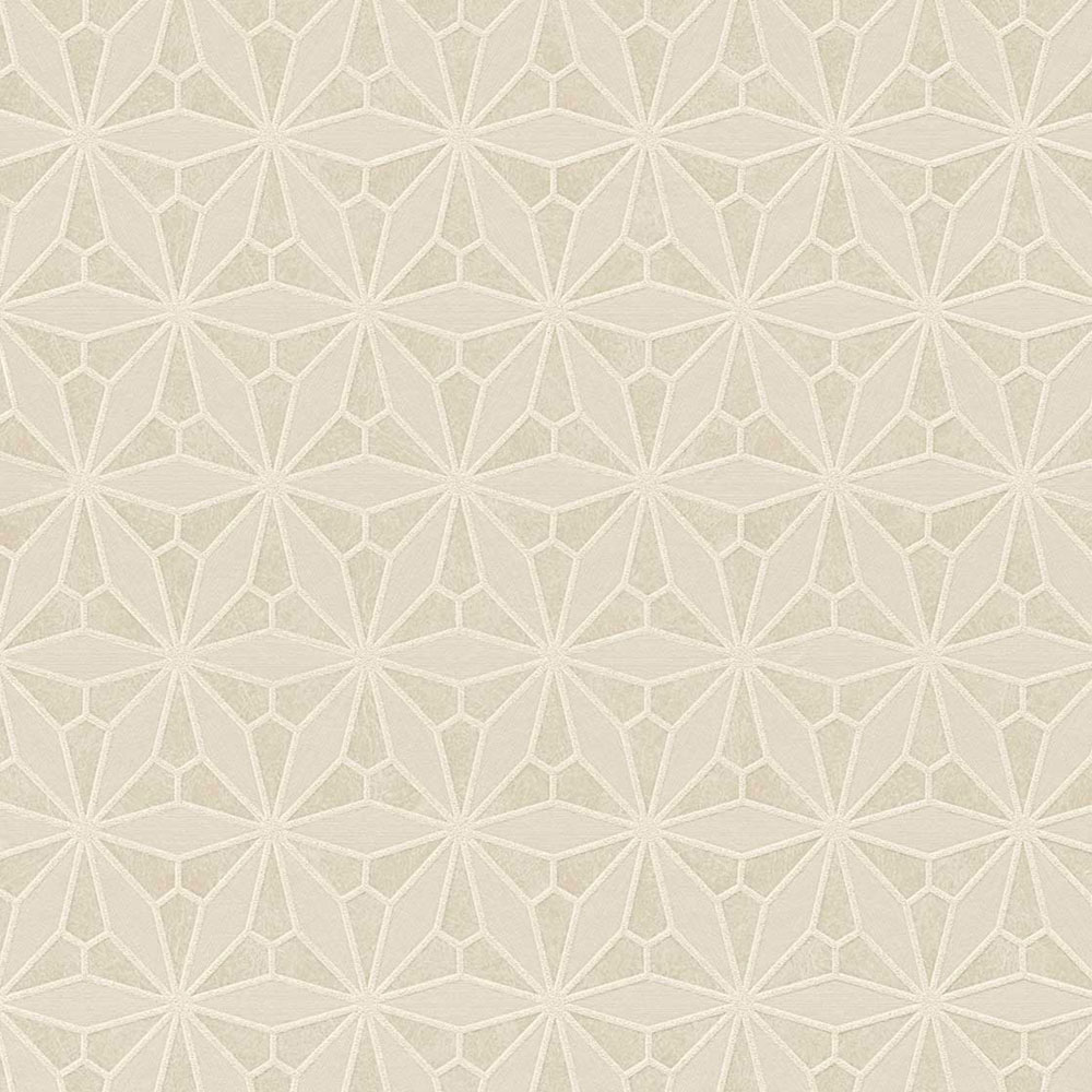 Cremefarbene florale Vliestapete, 340140, Gilded, Eijffinger