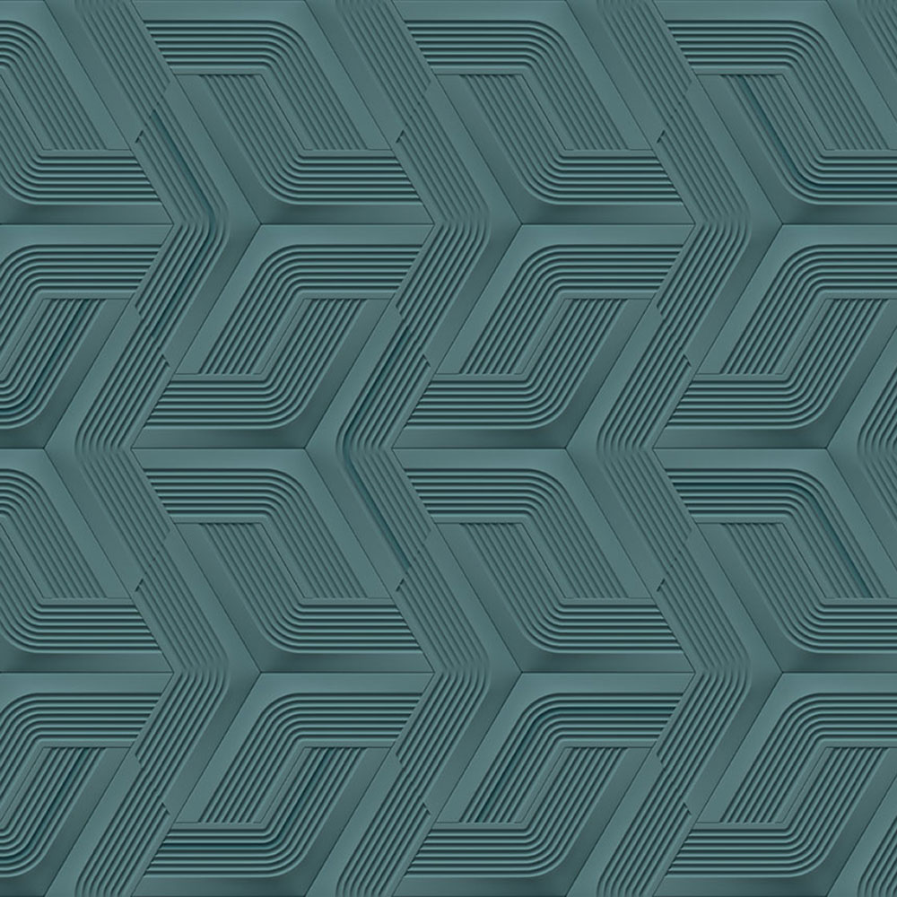 Luxuriöse blaue geometrische Vliestapete, Z12809, Automobili Lamborghini 3