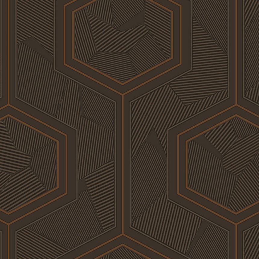 Luxuriöse braune geometrische Vliestapete, Z12847, Automobili Lamborghini 3
