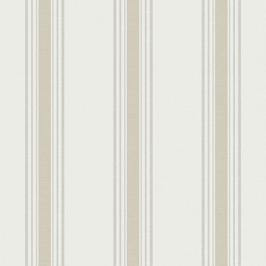 Vliestapete, beige, Streifen,  9810-2, Essential Stripes, ICH Wallcoverings