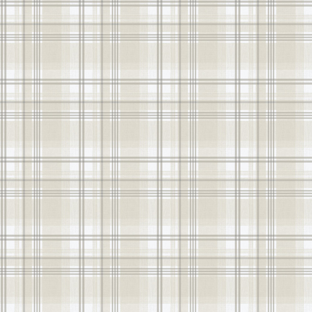 Vliestapete, beige, Würfel, kariert,  9819-2, Essential Stripes, ICH Wallcoverings