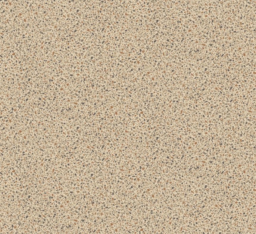 Vliestapete, braungrau, Stein, Terrazzo, ROC006, Rock, Masureel