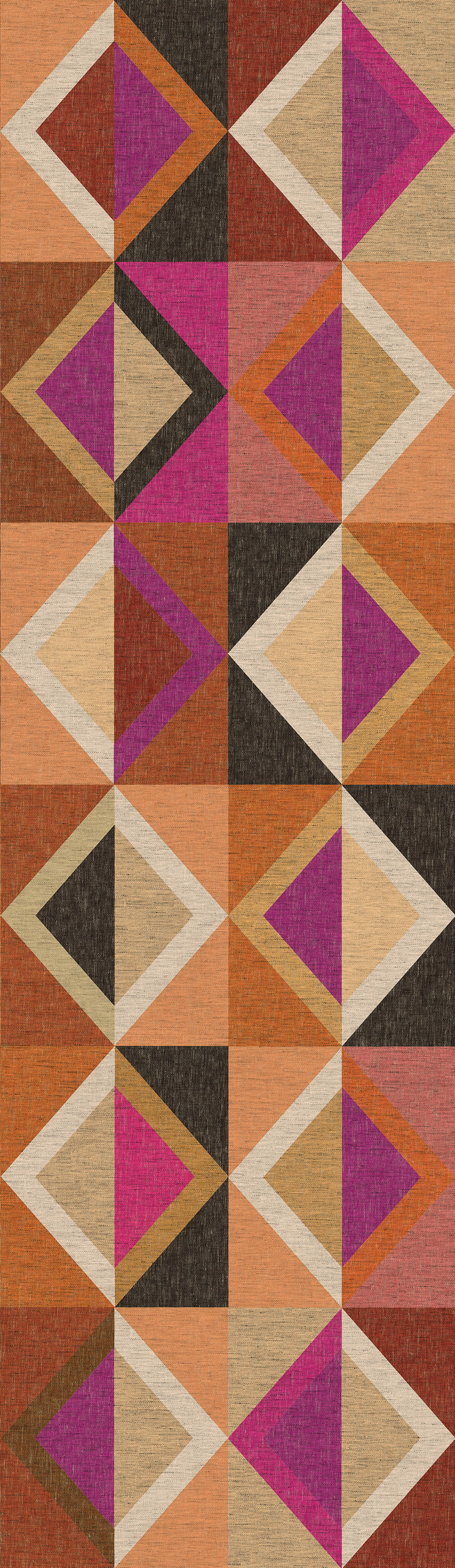 Geometrische Vliestapete Wandbilder, braun-lila, DGJOY4041-260, Joy, Masureel