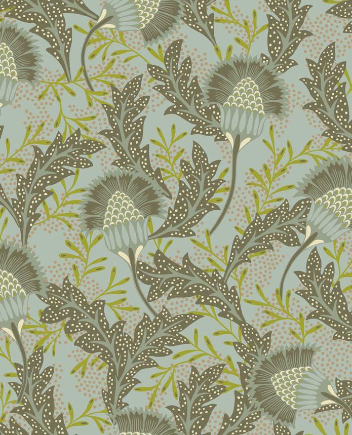 Vliestapete, grün, Blumen, 340211, Solange, Eijffinger