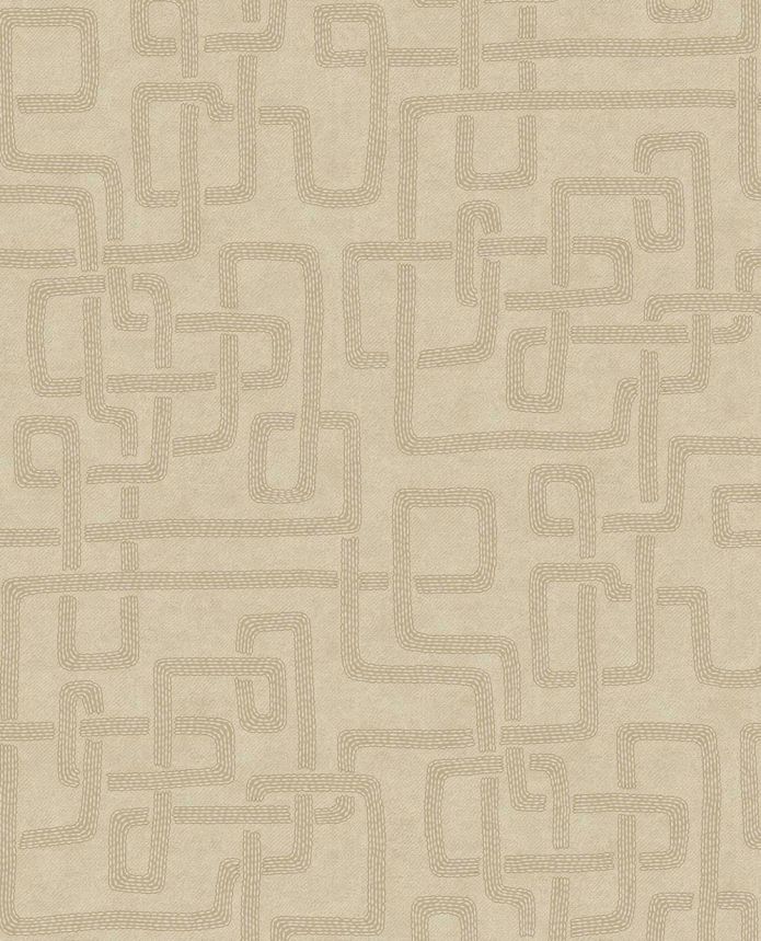 Vliestapete, beige,  Stoffimitat, 340230, Solange, Eijffinger