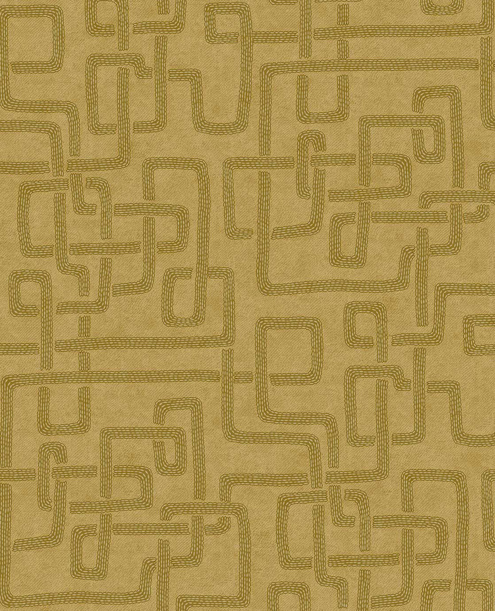 Vliestapete, ocker,  Stoffimitat, 340234, Solange, Eijffinger